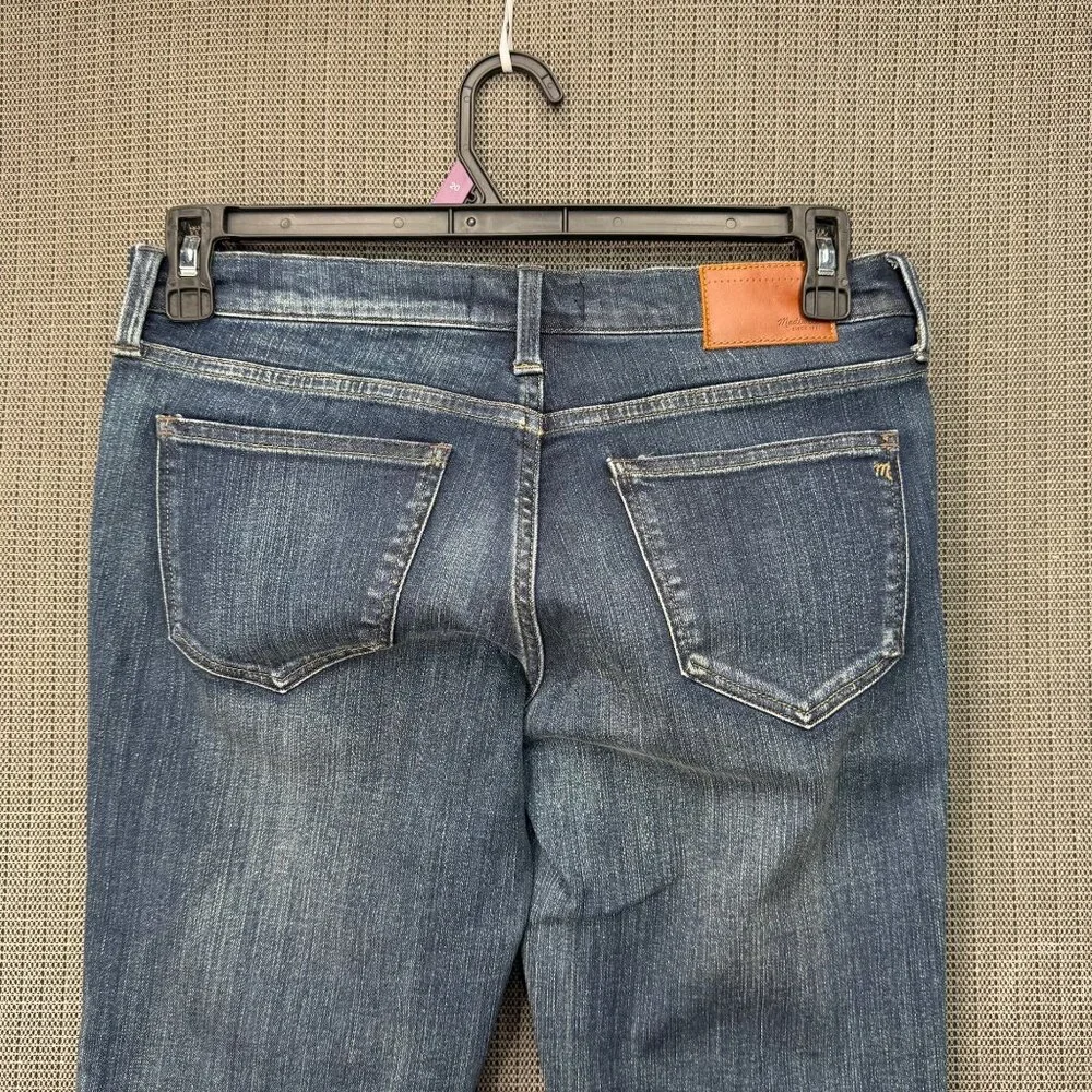 Madewell Mens 29x30 Blue Slim Fit Denim Jeans Medium Wash Stretch Cotton Blend - Picture 10 of 12